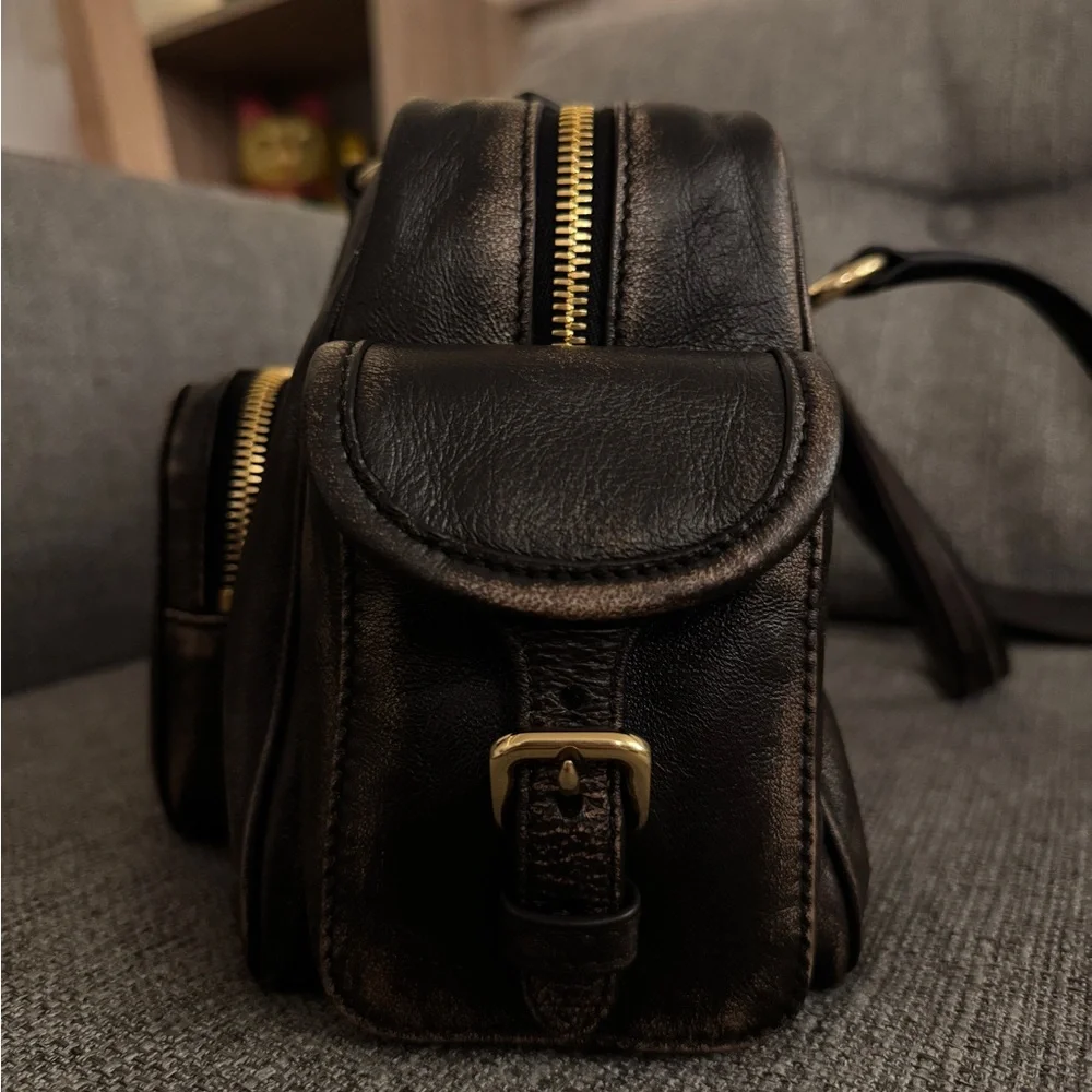 Miu Miu Pocket Nappa Leather Top-Handle Bag - Picture 6 of 10